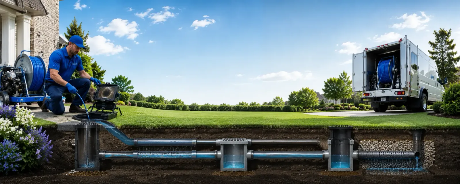 Outdoor drain cleaning information for Bloomington, IN